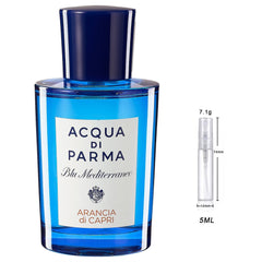 Acqua di Parma Blu Mediterraneo Arancia Di Capri Eau de Toilette Sample for Everyone