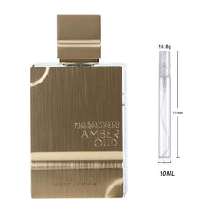 Al Haramain Amber Oud Gold Edition Eau de Parfum Sample for Everyone