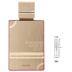 Al Haramain Amber Oud Rouge Edition Eau de Parfum Sample for Everyone