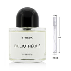 BYREDO Bibliotheque Eau de Parfum Sample for Everyone