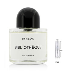 BYREDO Bibliotheque Eau de Parfum Sample for Everyone