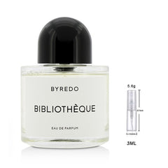 BYREDO Bibliotheque Eau de Parfum Sample for Everyone