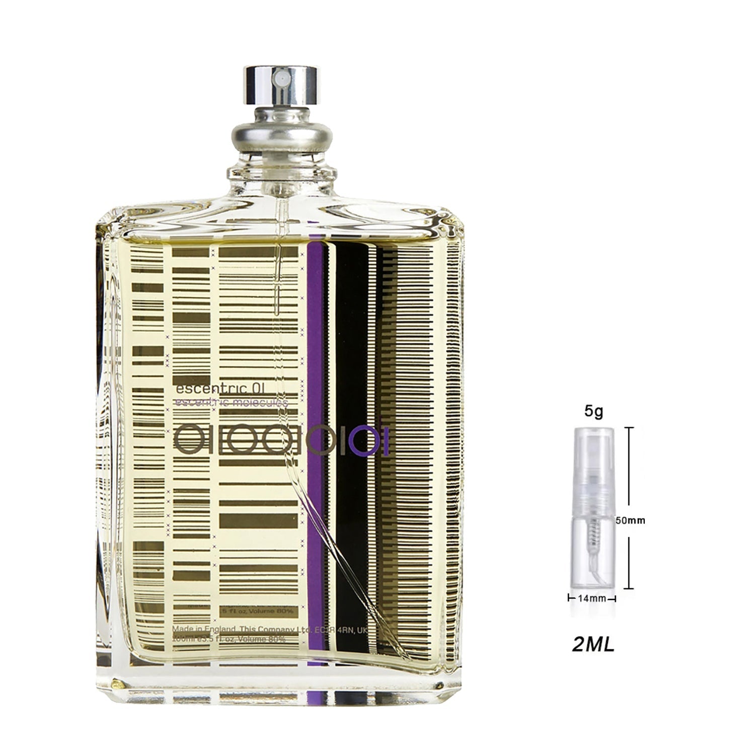 Escentric Molecules Escentric 01 Eau de Toilette Sample for Everyone