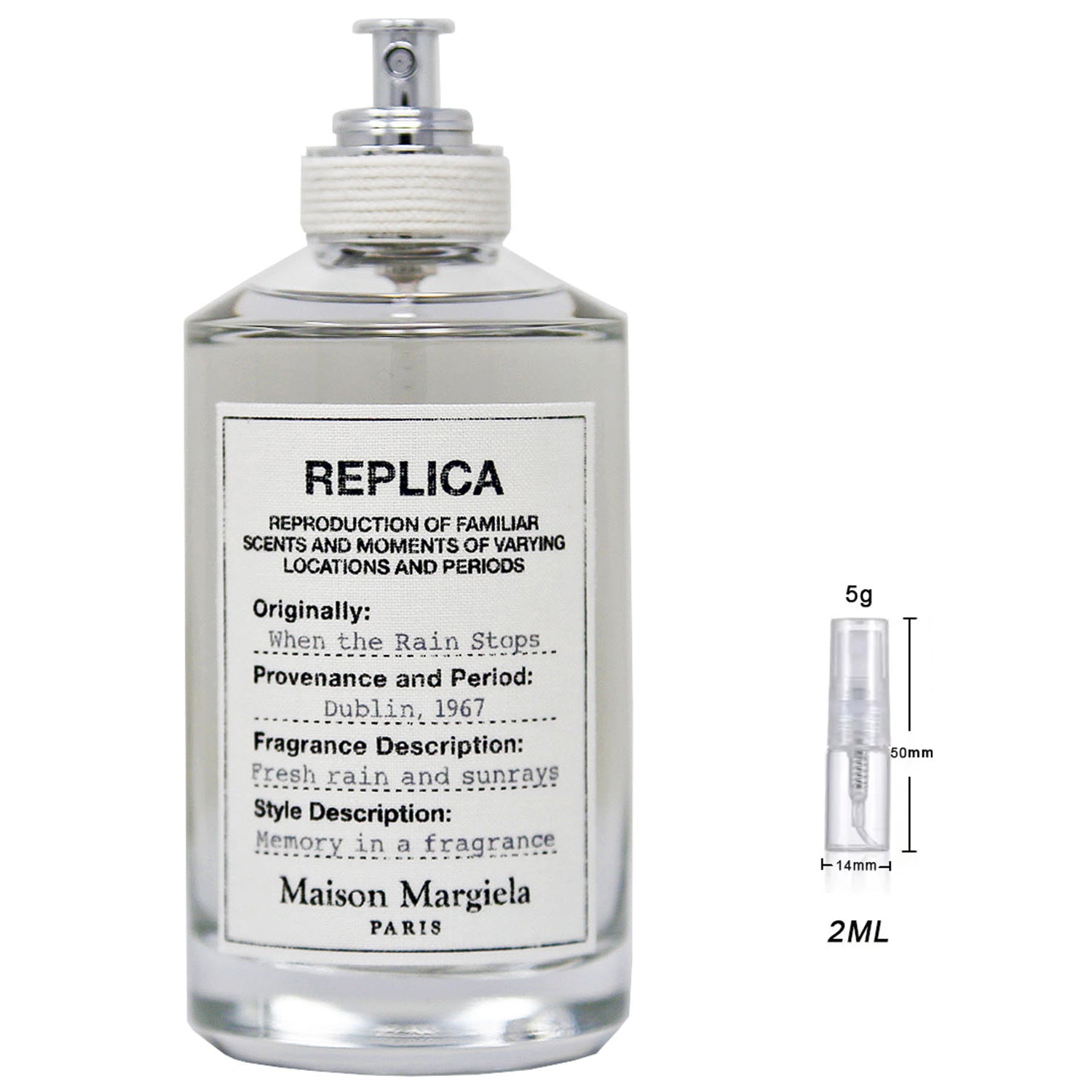 Maison Margiela REPLICA When the Rain Stops Eau de Toilette Sample for Her