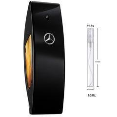 Mercedes Benz Club Black Eau de Toilette Sample for Him