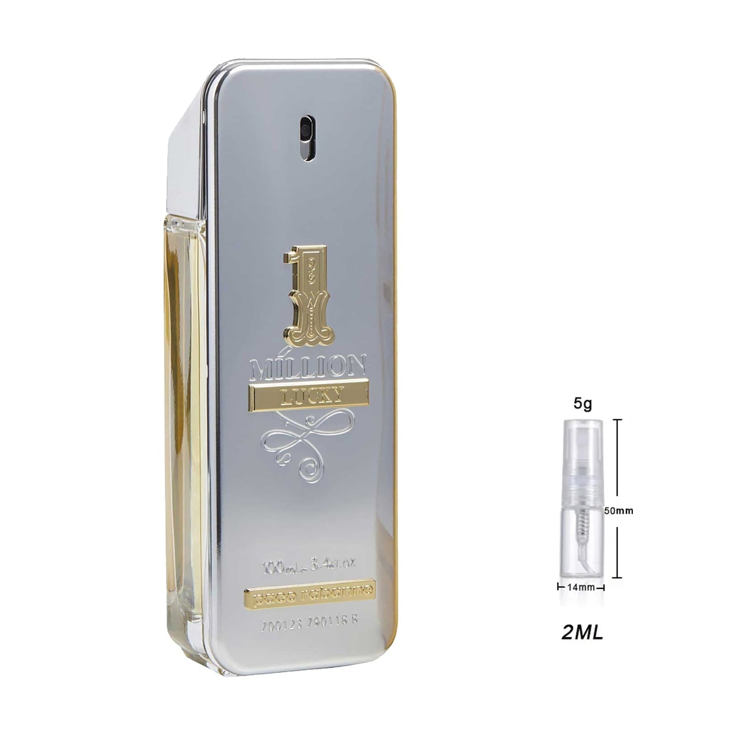 Paco Rabanne 1 Million Lucky Eau de Toilette Sample for Him