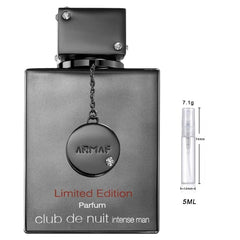 Armaf Club de Nuit Intense Man Parfum LIMITED EDITION Sample for Him