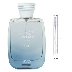 Rasasi Hawas Ice for Him Eau de Parfum Sample for Him