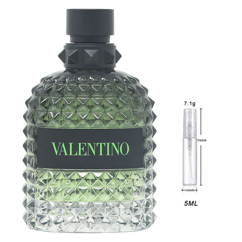 Valentino Uomo Born in Roma Green Stravaganza Eau de Toilette Sample for Him